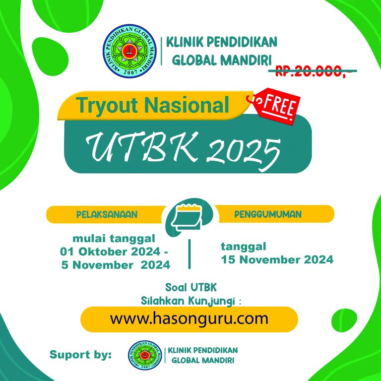 TRYOUT UTBK 2025 PERIODE 1